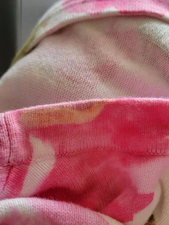 Isaac Mizrahi Sweater Cardigan Top 3X Floral Rose Gardencore Granny Chic Cottage - Picture 10 of 11